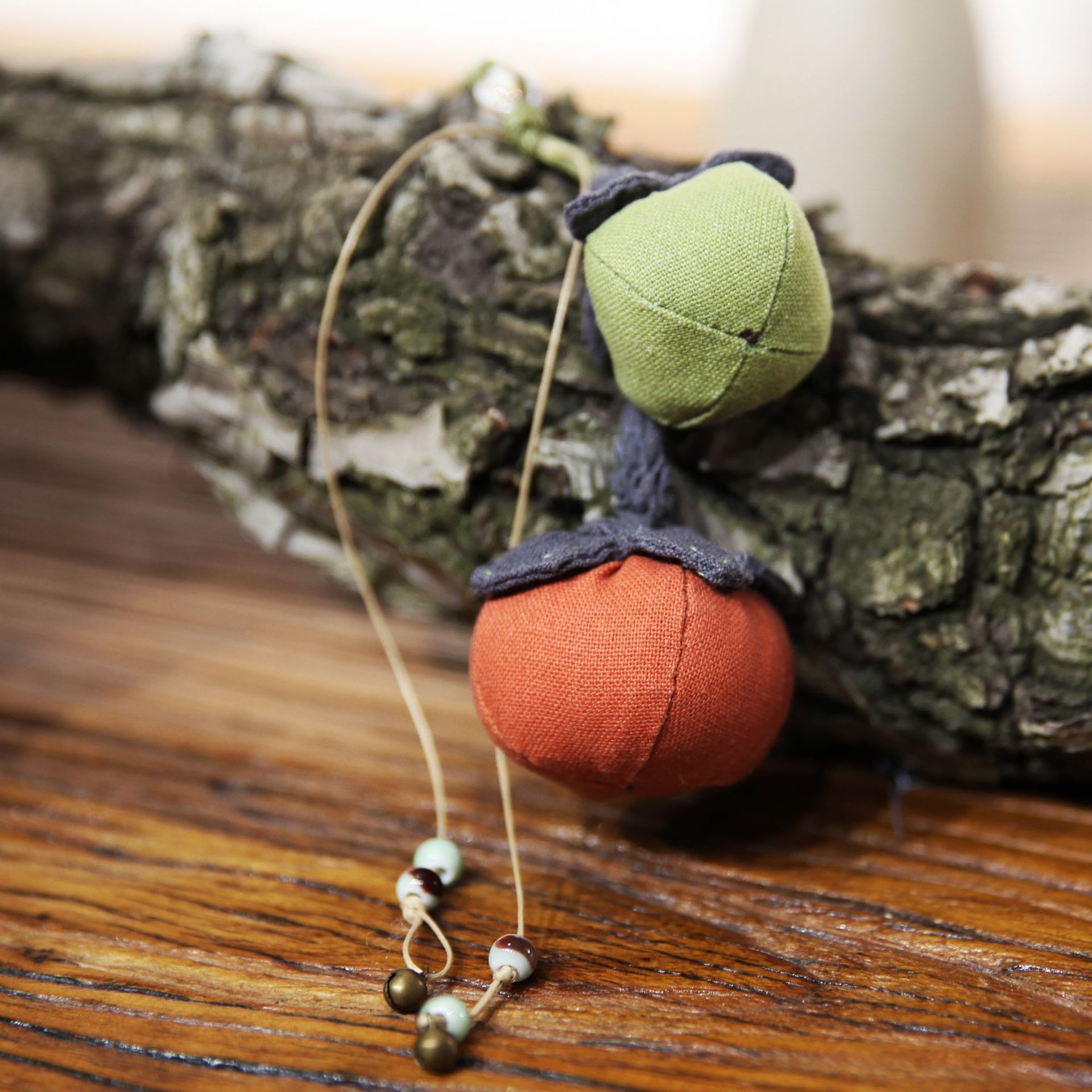 布艺柿子香囊手工diy材料包成人初学拼布手缝挂坠链摆件挂饰礼物