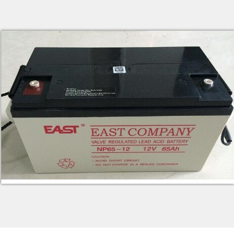 易事特蓄电池np65-12铅酸免维护12v65ah消防监控电梯应急专用电池