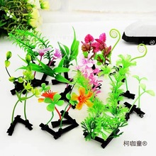【促】卖萌神器小草发夹豆芽花头上长草发夹值物长草仿真槙麦太保