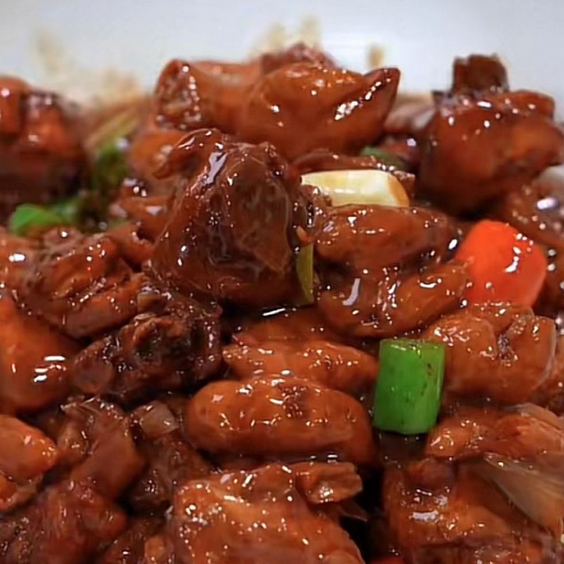 肥肠炒鸡山东临沂特产枣庄辣子鸡真空特色猪炒鸡新鲜正宗大肠即食