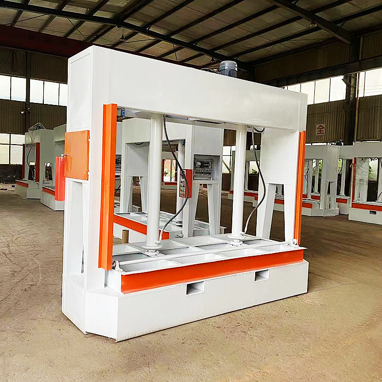 九江 外墙保温板木工冷压机 液压防火门压板机 3米叉车槽压平设备