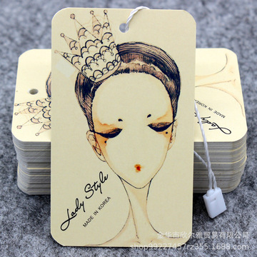 女装韩文吊牌现货韩国服装吊牌商标设计制作-阿里巴巴