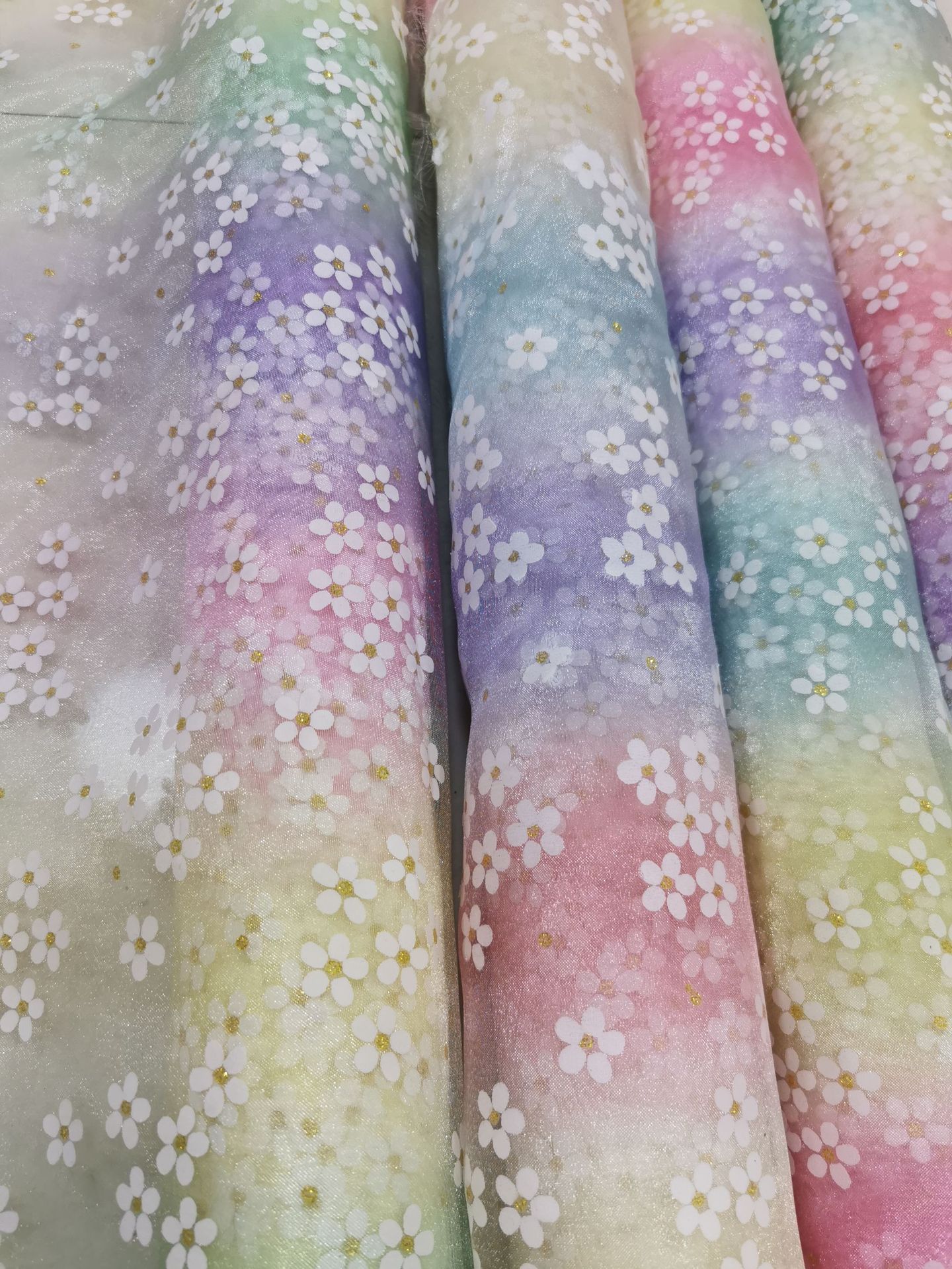 条子欧根纱印花 多种花型 欧美童装面料 盛荣欧根纱工厂-阿里巴巴