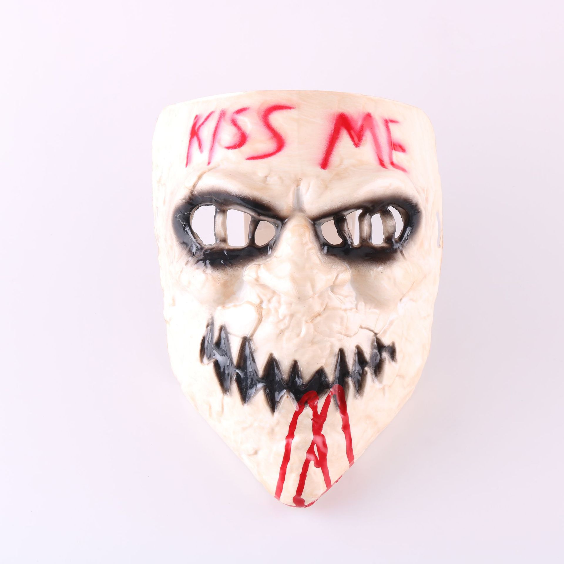 万圣节鬼屋流血面具骷髅头骑士化装舞会用品亡灵恐怖道具跨境专供