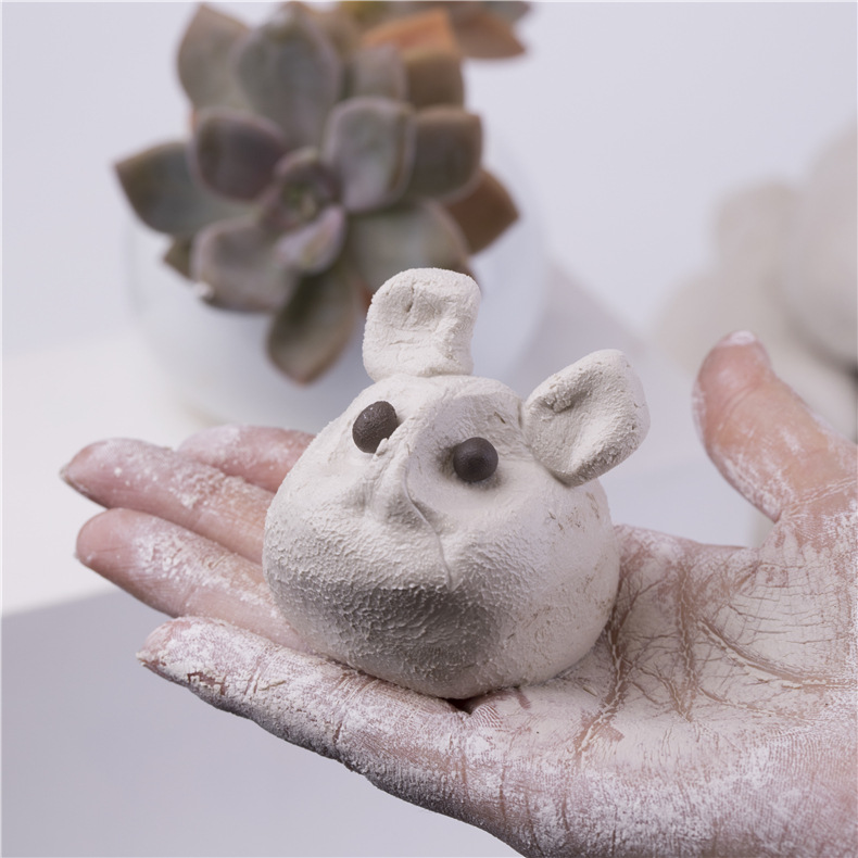 玉泥 景德镇高档瓷专用泥陶泥粘土手工diy瓷土大师用泥免烧陶泥