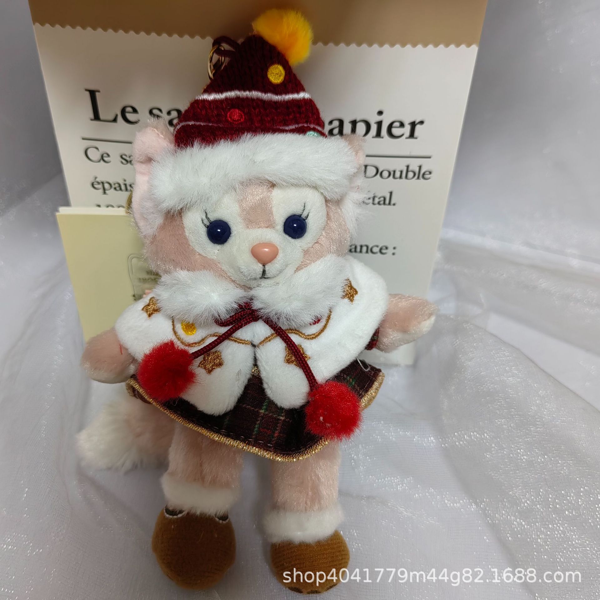 可爱圣诞节星黛露毛绒卡通包包挂饰圣诞贝儿冬日星黛露卡通公仔