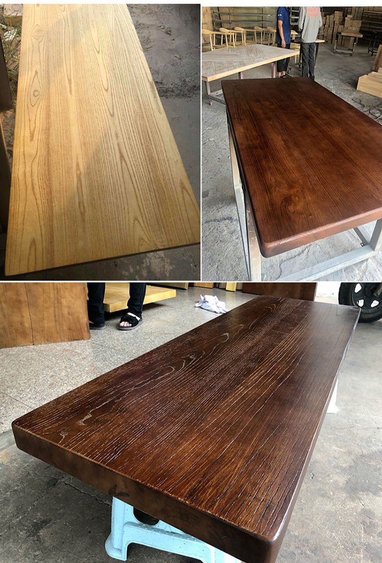 桌面板实木板松木老榆木大板桌会议桌隔板飘窗桌子原木吧台面木板