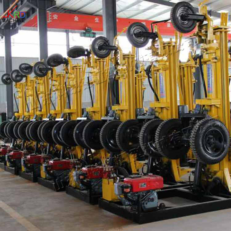 四缸水气两用钻机 200型灌溉水钻井机 工程用水井地下打孔设备