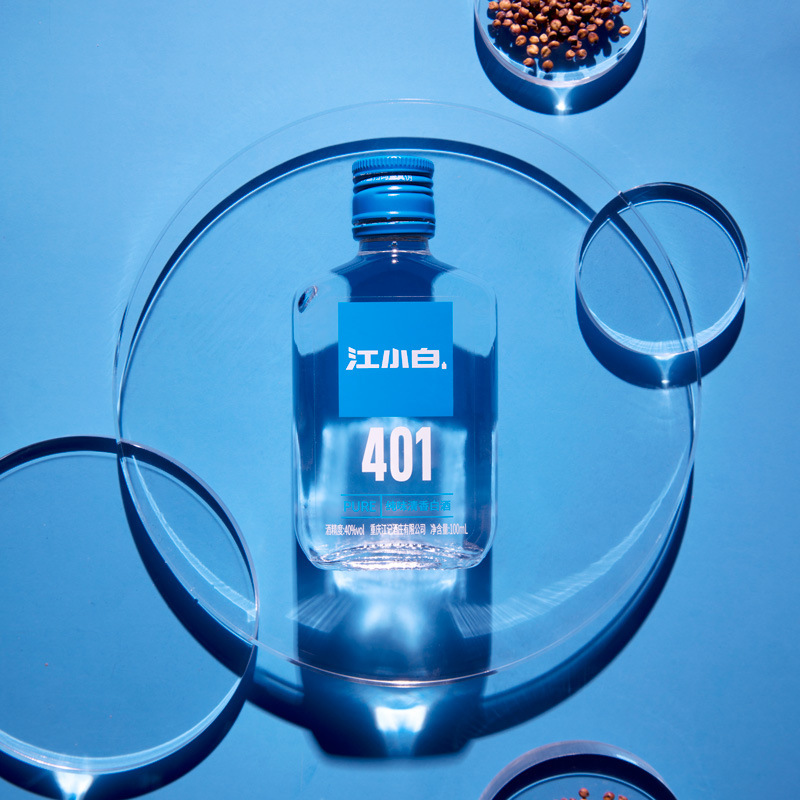 江小白高粱酒40度100ml*6瓶粮食酒白酒小瓶酒清香型酒整箱装-阿里巴巴