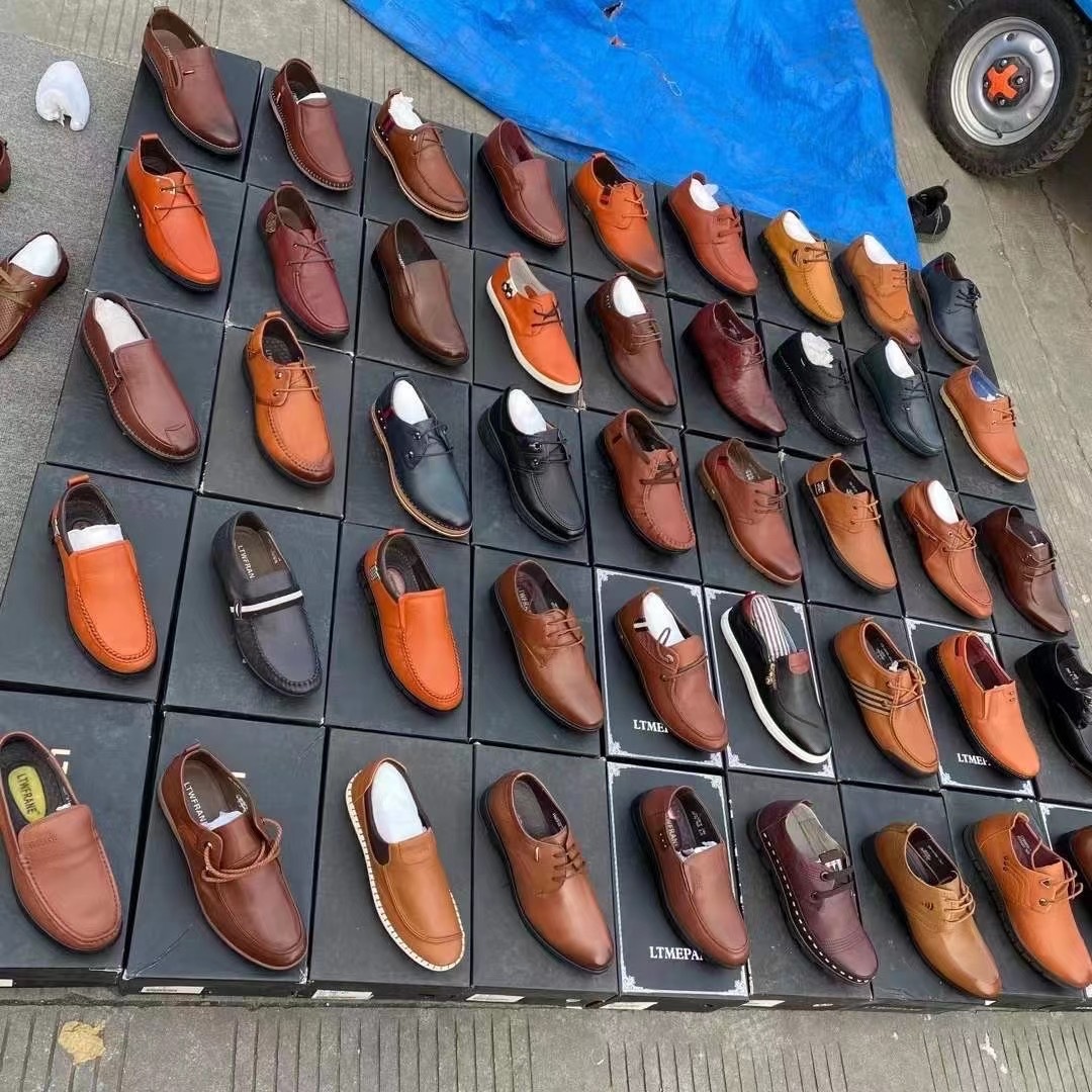 断码地摊鞋处理鞋库存鞋男鞋尾货杂款鞋子批发温州商务皮鞋货源新