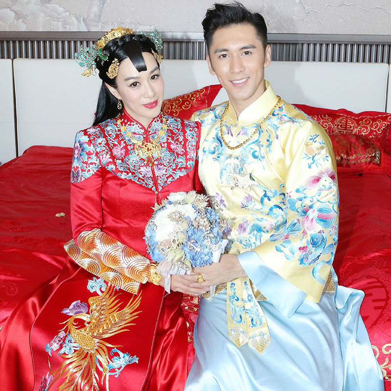 秀禾服新娘新款凤冠霞帔夏季薄款结婚敬酒服礼服女钟丽缇同款冬女