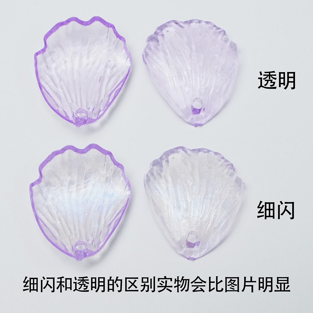 Imitation Heat Shrinkable Sheet Antique Flower Hairpin Material Diy Transparent Human Fish Princess Petals Barrettes Material Jewelry Accessories