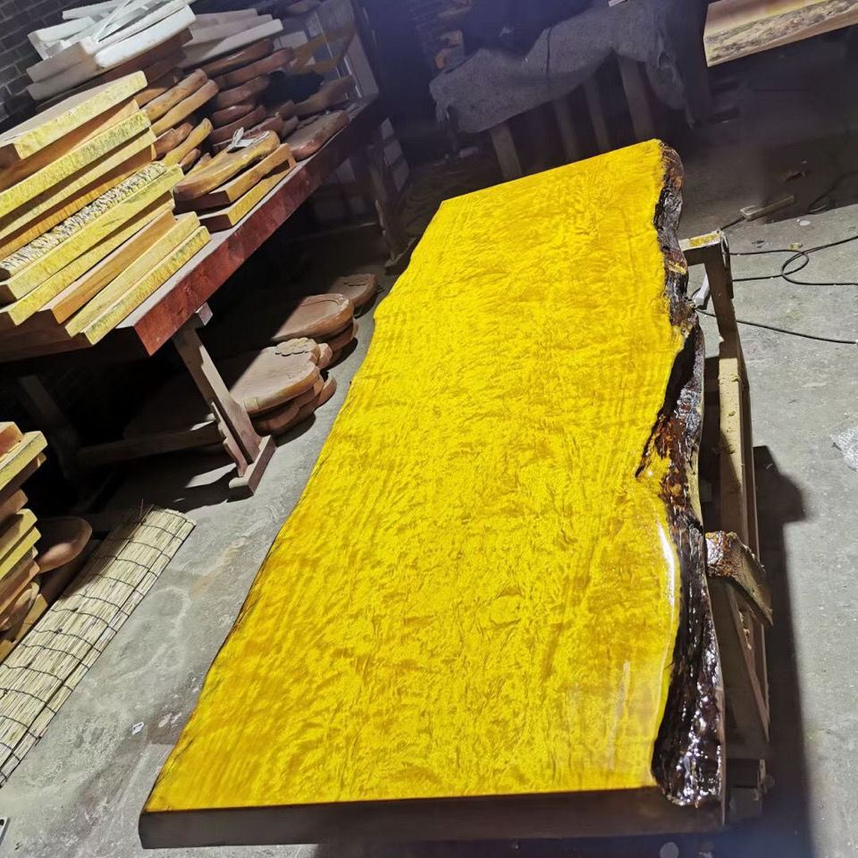 金丝楠木大板办公台办公桌会议桌功夫茶具茶桌整木实木