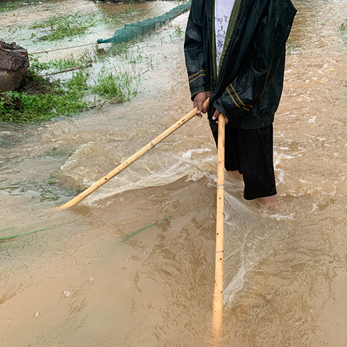 抬网推网拦鱼网夹网推虾网老式拦渠网捞网赶网杵网兜网戳网月亮网
