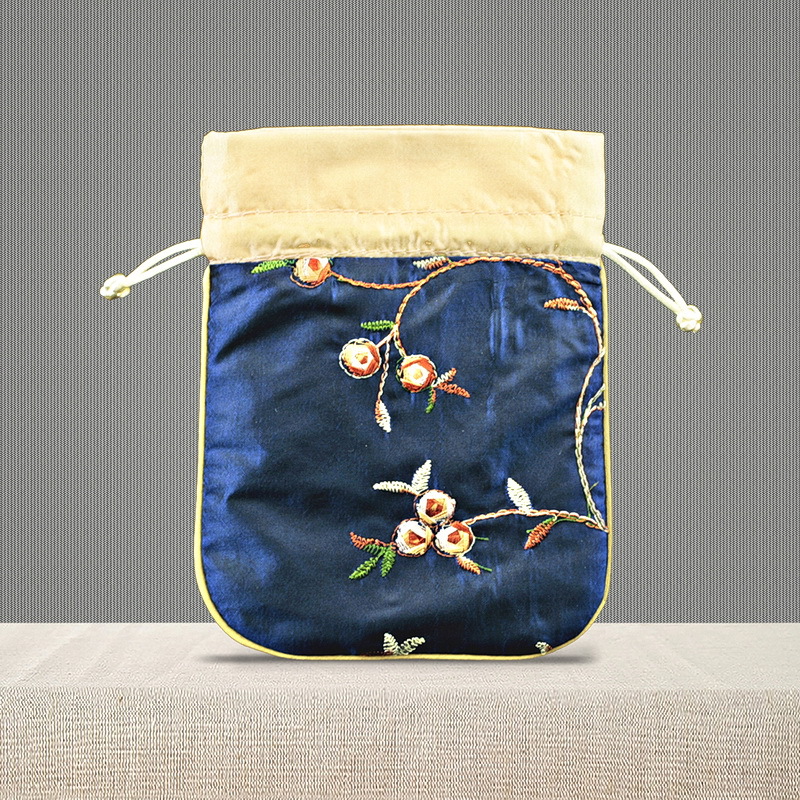 12*15古风高档绣花袋小荷包袋古代钱包复古刺绣小锦囊汉服香囊袋