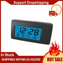 Car Clock Automobiles Internal Stick-On Mini Digital Clock跨