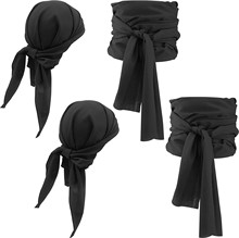外贸万圣节海盗服装Cosplay中世纪文艺复兴亚麻海盗头巾和腰带