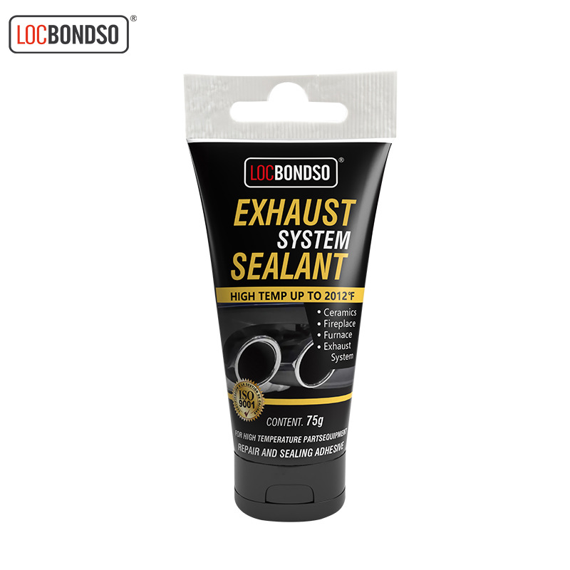 locbondso exhaust pipe repair glue seal high temperature resistant automobile motorcycle exhaust pipe crack leak repair glue