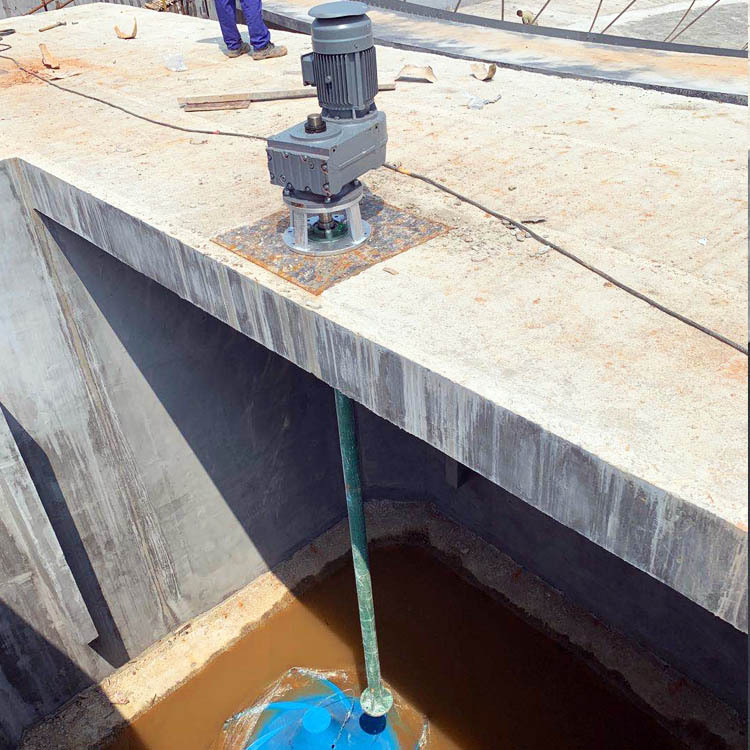 双曲面立式涡轮搅拌机g/qdj-2000活化废水池伞形波轮状搅拌器