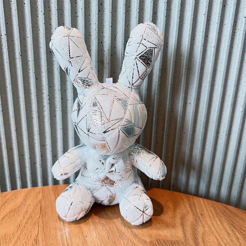 新款炫彩毛绒小兔子玩偶大号暴力兔抓机娃娃公仔玩具儿童生日礼物