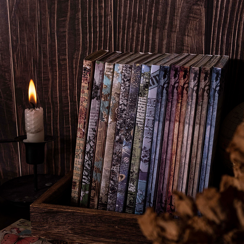 美好的一天素材纸 记忆拼图系列 复古拼贴复古留言记事素材8款