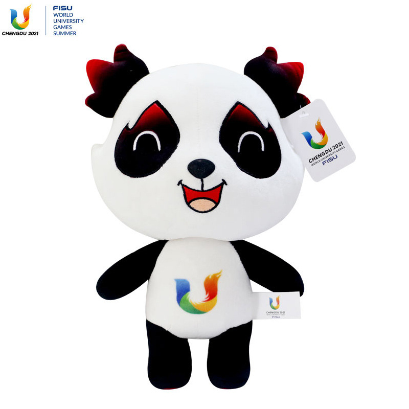 2021年成都大运会吉祥物蓉宝公仔水晶超柔时尚纪念礼品玩偶毛绒