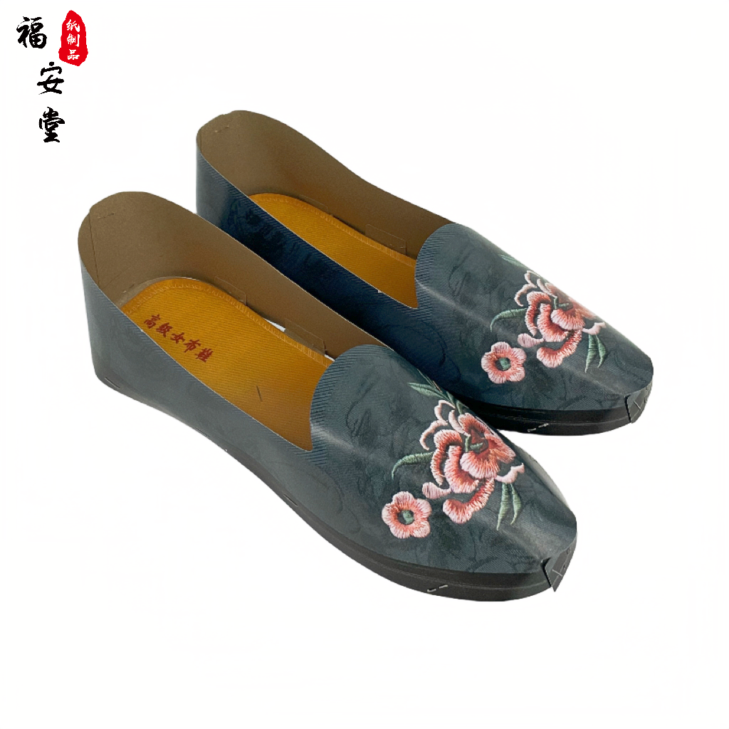 祭祀纸扎女皮鞋寒衣上坟祭祖寒衣节烧纸周年烧七清明节中元节冥币