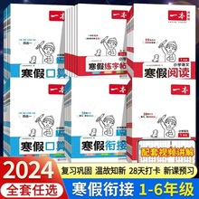 2024版一本小学寒假衔接训练寒假阅读寒假口算一二三四五六年级