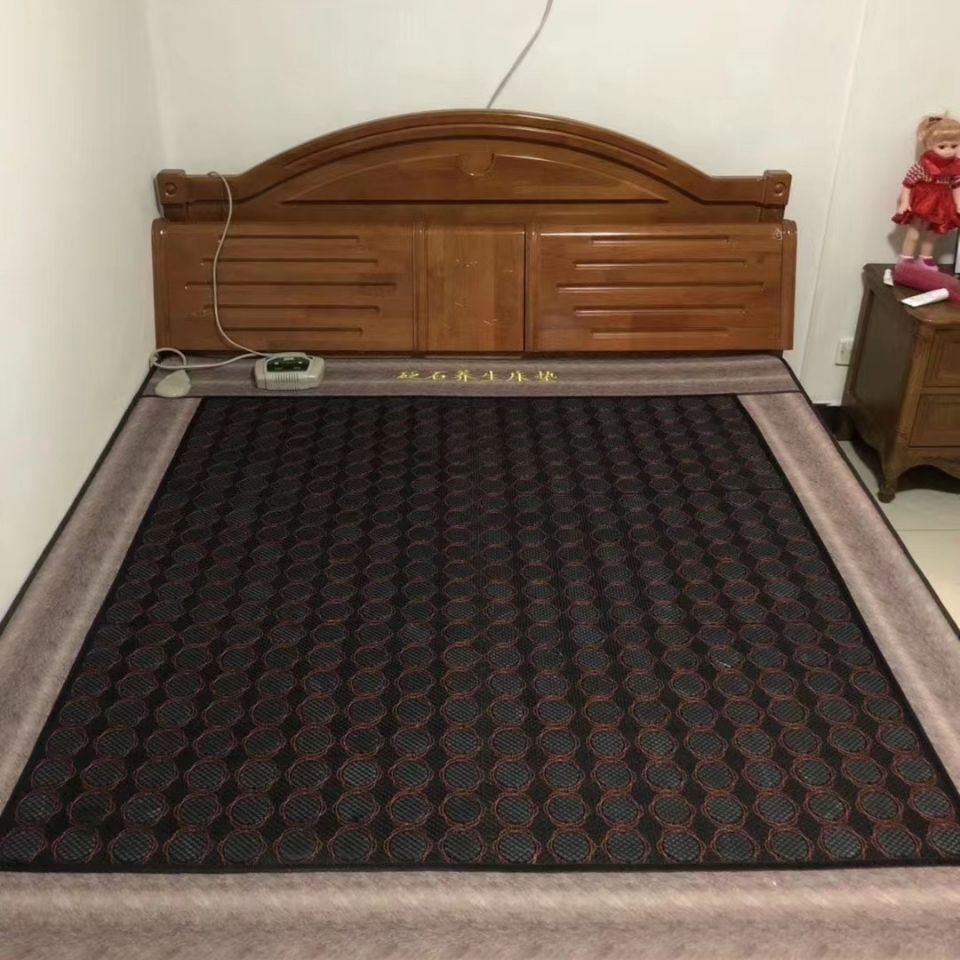 厂家直销玉石床垫锗石电加热床垫保健床垫托玛琳砭石光子能量床垫