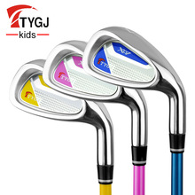 TTYGJ高尔夫儿童球杆 golf碳素七7号铁杆 男女小孩初学练习杆