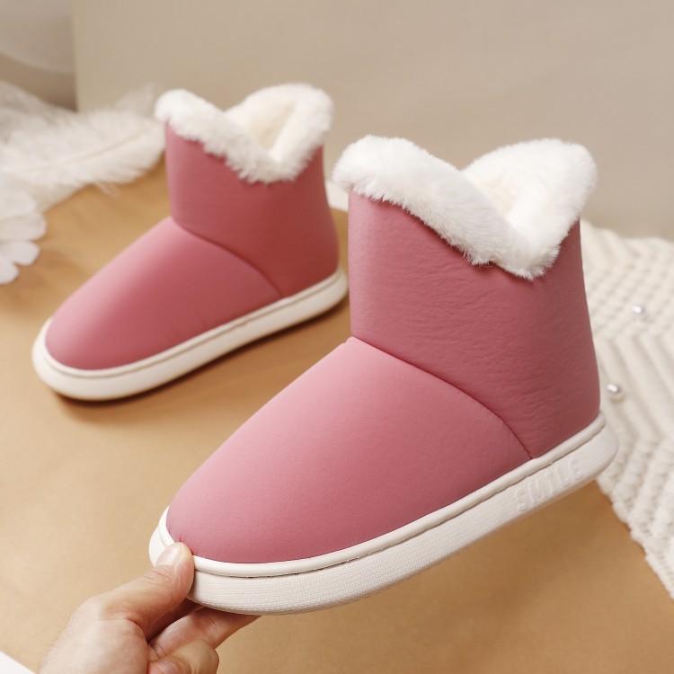 冬季新款包跟家居棉鞋厚毛毛窝窝鞋平跟休闲鞋外贸鞋情侣鞋-阿里巴巴