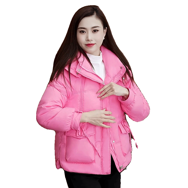 羽绒棉袄2023新款今年流行时尚女装短款棉服外套洋气冬装棉衣