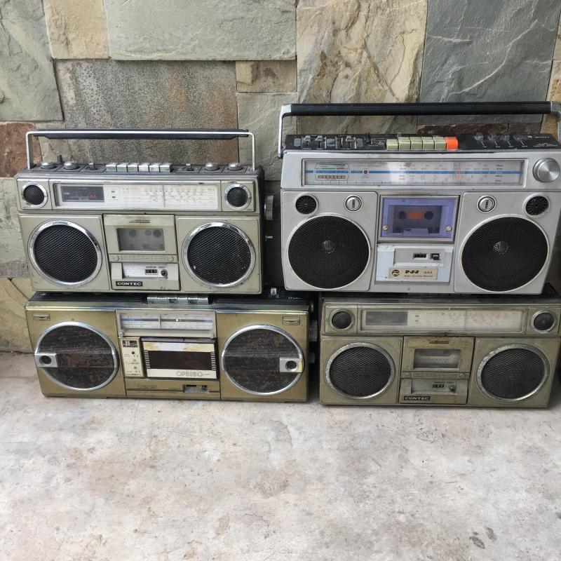 老式录音机磁带机老式收音机二手怀旧古董录音机卡带机手提录音机