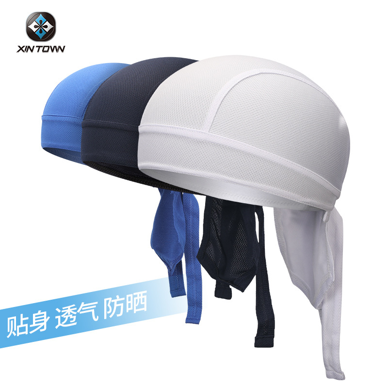 Xintown Cycling Pirate Hat Mountain Bike Road Bike Cycling Pure Color Pirate Headscarf Bicycle Sports Cap