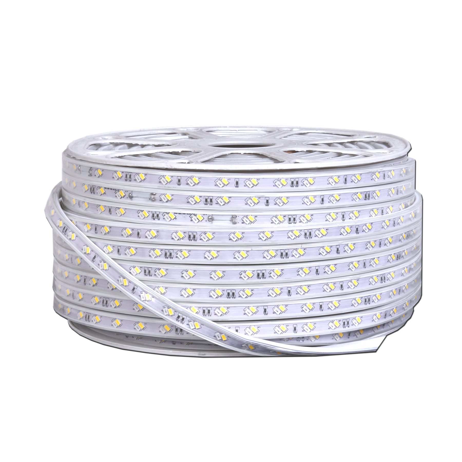 LED Light Strip 5730 High Voltage SMD 220V Ceiling Violet 120 Beads Variable Light with Three Colors Ambience Light Strip