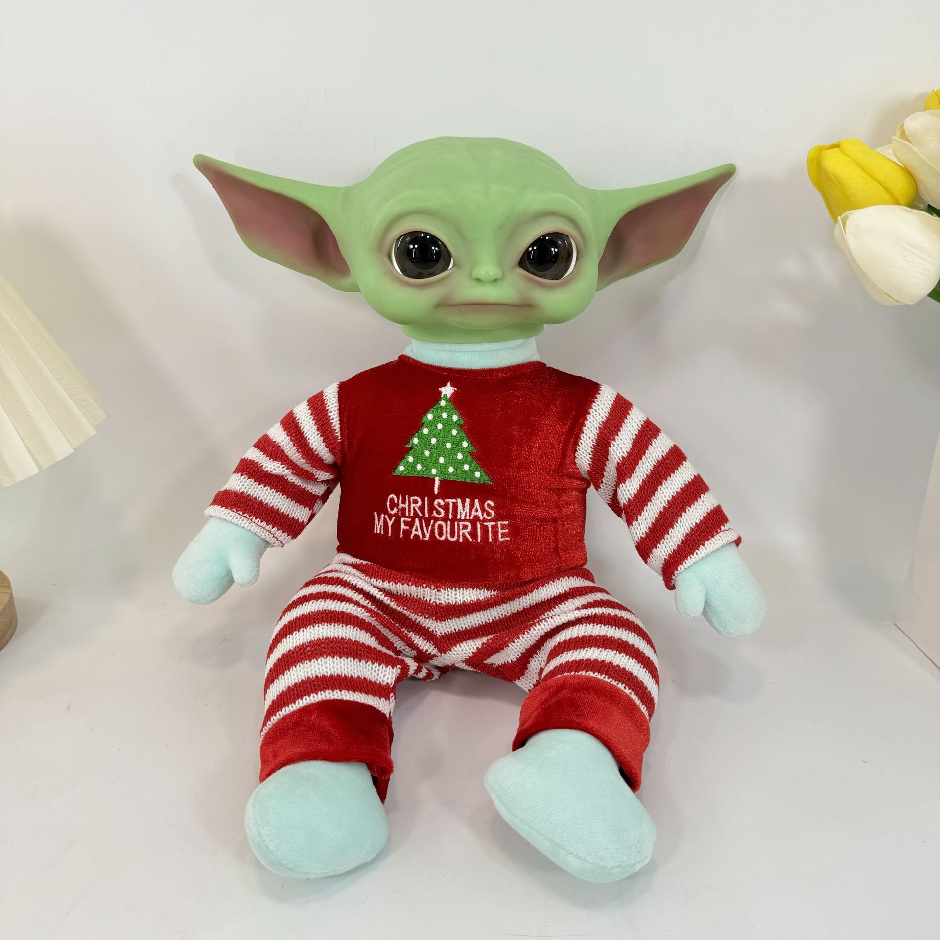 星球大战毛绒尤达宝宝摆件 曼洛达人尤达玩偶 圣诞节儿童公仔礼物