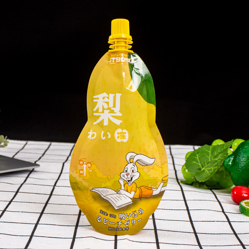 创意异型铝箔袋吸嘴袋包装袋复合果冻液体自立袋印logo量大从优