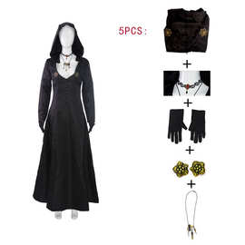 生化危机8村庄cos服 蛾女/Daniela全套cosplay服装 万圣节演出服