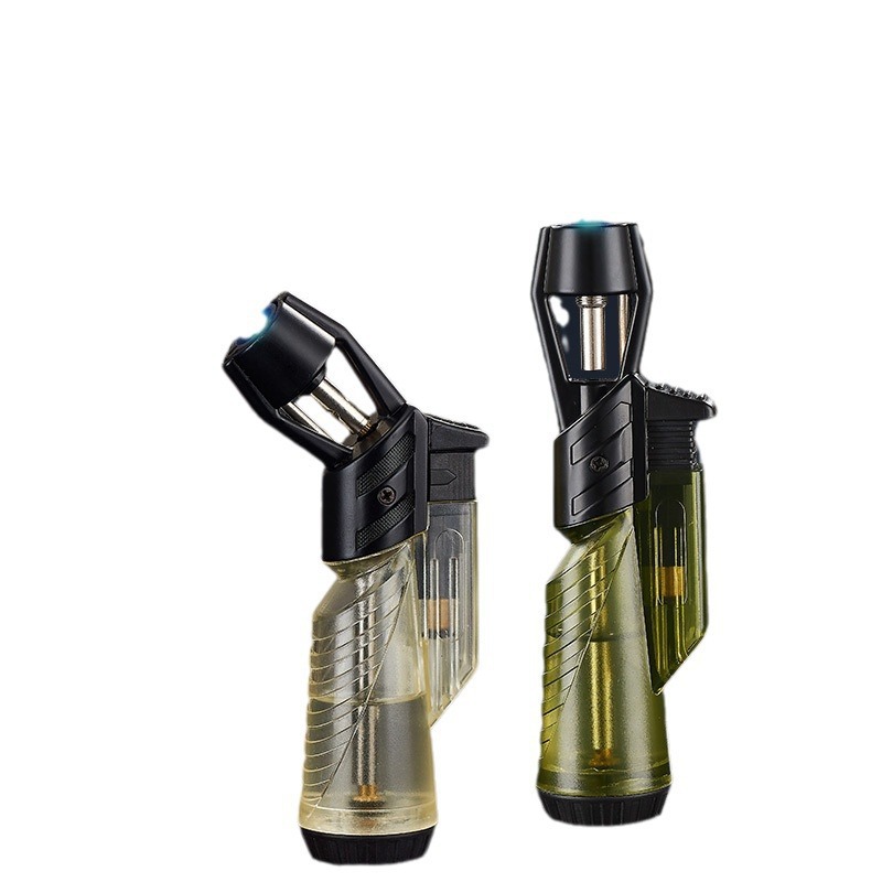 Factory Direct Sales Big Fire Portable Inflatable Small Spray Gun Windproof Small Welding Torches Lighter Wholesale