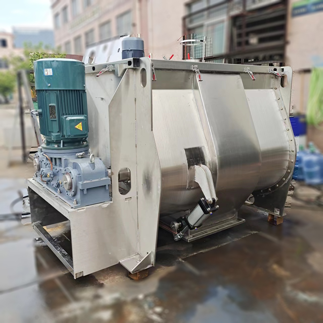 双轴无重力卧式粉体粉末混合机 大型不锈钢食品干粉搅拌拌料机
