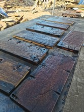 老船木板原木板旧船板吧台板台面板桌面板隔板古船木板材木料