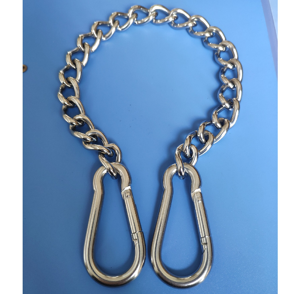 吊椅悬挂链延长链条户外秋千链 摇椅沙包承重链304不锈钢吊床链条