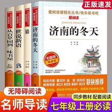 从百草园到三味书屋济南的冬天猫鲁迅老舍经典作品小升初课外阅读
