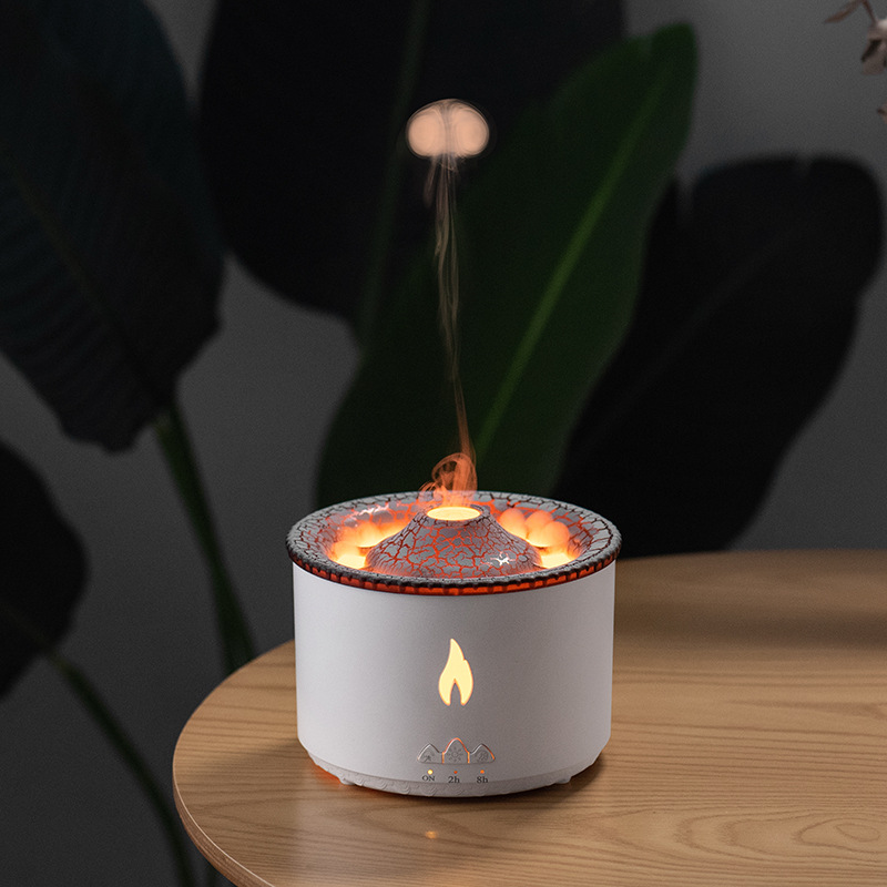 New Volcano Aromatherapy Humidifier Air Ultrasonic Aroma Diffuser Ultrasonic Essential Oil Humidifier Aerial Jellyfish