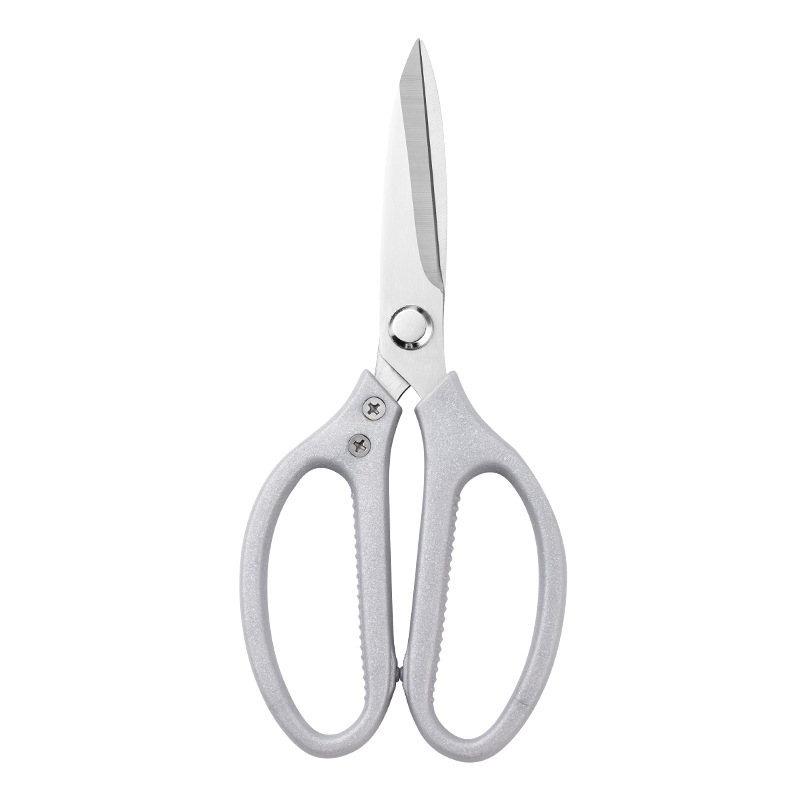 Kitchen Stainless Steel Kitchenware Scissors Plastic Handle Household Scissors Shrimp Scissors Onion Planing Fish Kitchen Tools Sharp Scissors