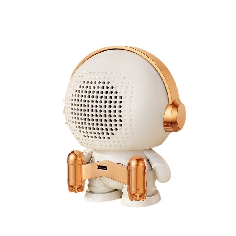 Creative Spaceman Astronaut Wireless Bluetooth Speaker Tws Couplet Space Robot Cute Speaker Subwoofer