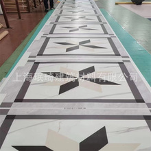 上海直销物业案防滑PVC可做logo3D图酒店轿厢高档迎宾电梯地垫