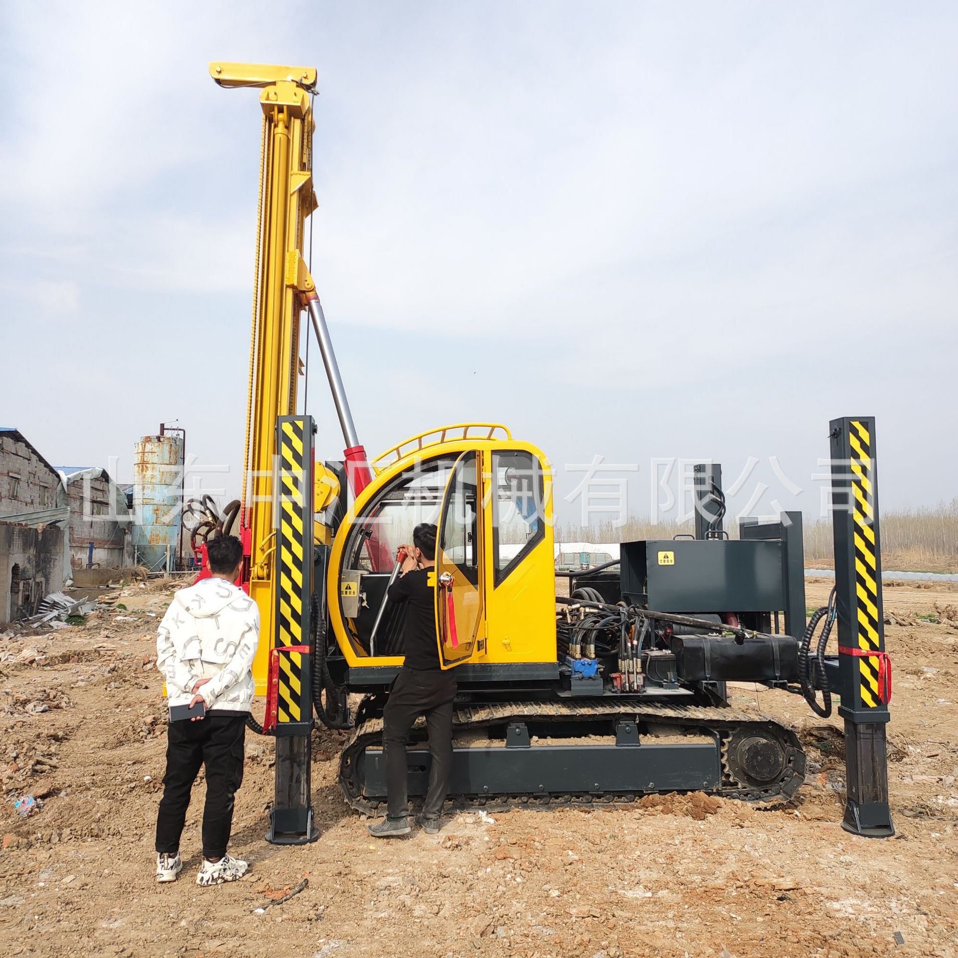 履带式护坡锚固钻机 全液压边坡岩石钻机 深基坑支护锚索钻机