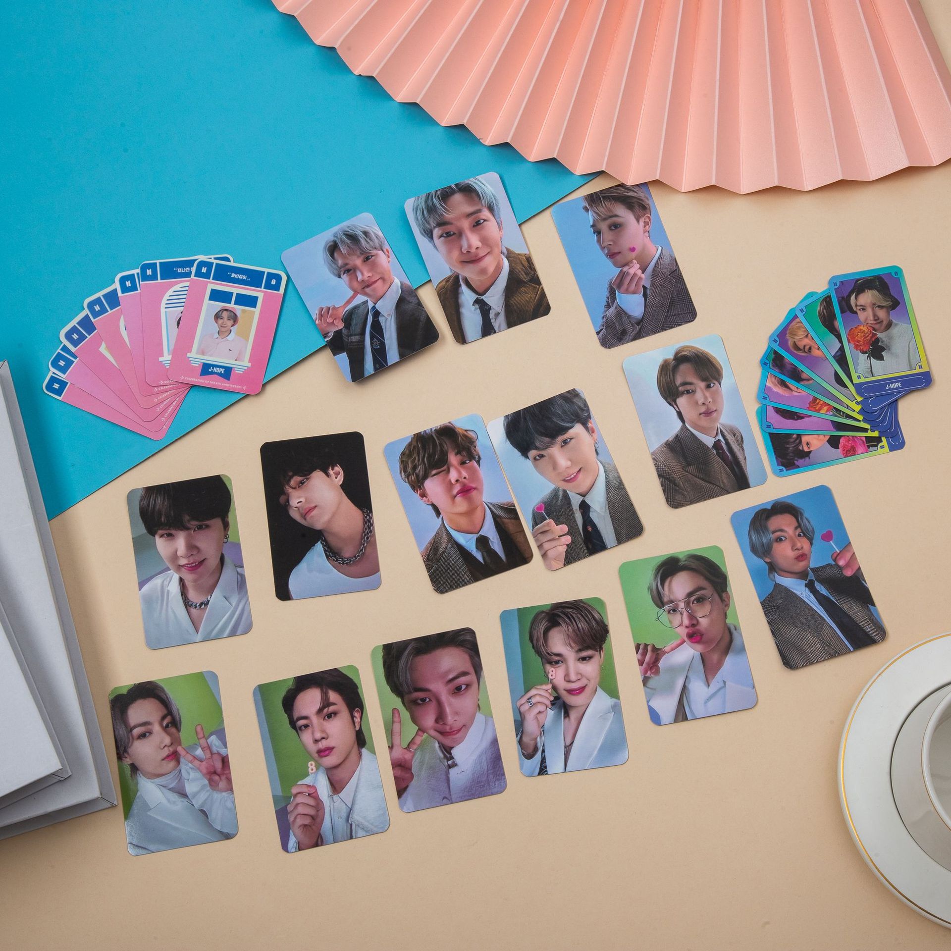 防弹少年团 8周年 festa 官方同款小卡 照片卡 卡片 韩国明星周边