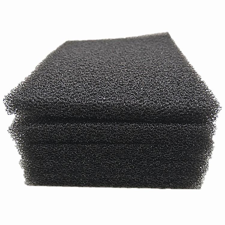 风机口除味防尘加黑开孔活性碳海绵 空气过滤网泡沫棉 防尘薄海绵